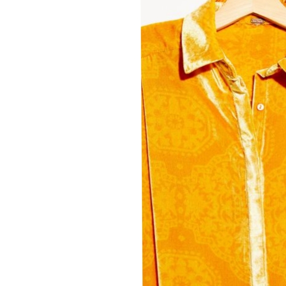 Free People On My Mind Velvet Maxi NWT Fall Gold - Picture 6 of 9